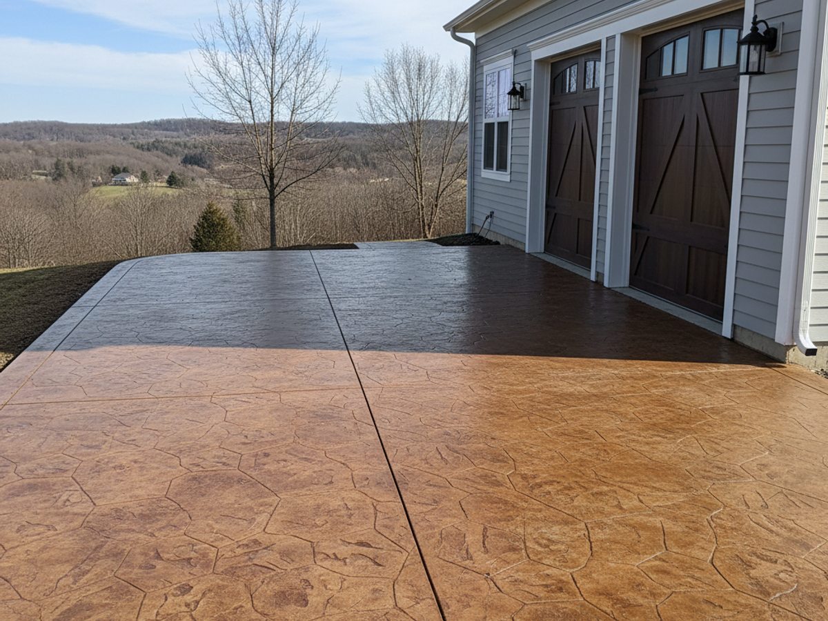 Garage Floor Concrete completed by Pacific Concrete Co in Elizabethtown, PA
